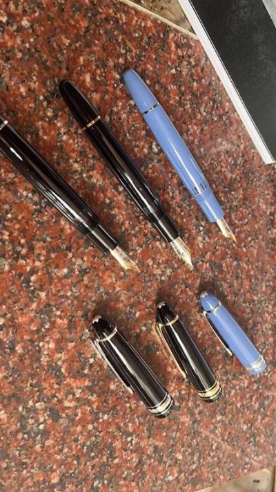 MONTBLANC Piston 146 High-end Gold/Silver Clip Fountain Pen